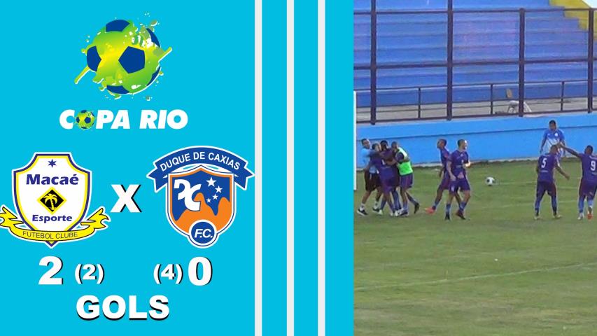 Macaé 2 (2)x(4) 0 Duque de Caxias - 1ª Fase - Jogo de Volta - Copa Rio 2023