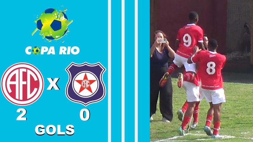 America 2x0 Friburguense - 3ª Fase - Jogo de Ida - Copa Rio 2023