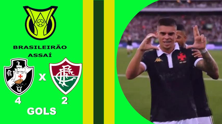 Vasco 4x2 Fluminense  - 23ª Rodada - Brasileiro Serie a 2023