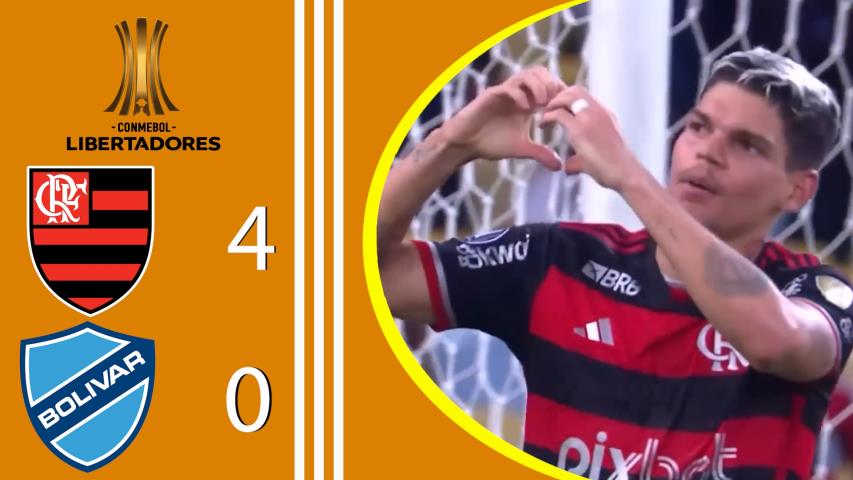 Flamengo 4x0 Bolívar - Libertadores - Fase de Grupo - 5ª Rodada