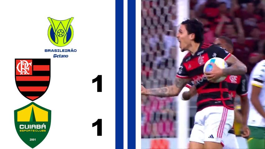 Flamengo 1x1 Cuiabá - 15ª Rodada - Brasileiro Série a 2024