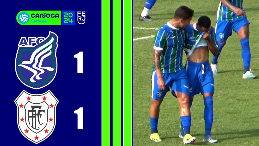 Artsul 1x1 Americano - Carioca Série A2 - Taça Santos Dumont - 8ª Rodada