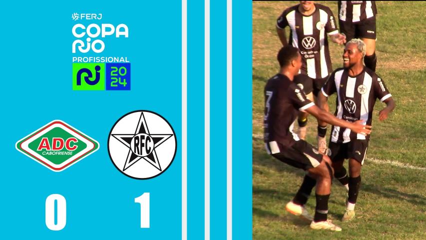 Cabofriense 0x1 Resende - Copa Rio Profissional 2024 - 2ª Fase - Jogo de Ida